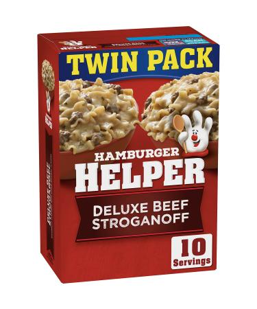 Betty Crocker Hamburger Helper, Deluxe Beef Stroganoff, Twin Pack, 11 oz
