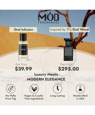 Oud Infusion Perfume For Men - Inspired By TF's Oud Wood Designer Perfume Dupe Long Lasting Woody Fragrance Extrait De Parfum 50ml - Buy Online on GoSupps.com