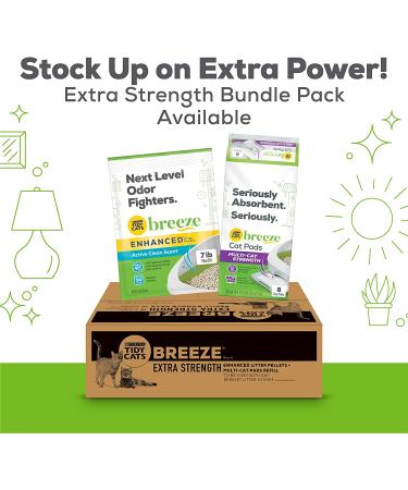 Purina Tidy Cats Breeze Litter System Bundle - Pads & Pellets 7lb Pouch + 8ct Refills - Buy Online on GoSupps.com