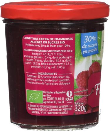 Jardin BiO tic - Extra Raspberry Jam 320 g - Buy Online on GoSupps.com