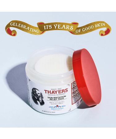 THAYERS Camphor Pain Relieving Pads - Medicated Witch Hazel, 60 Count (Pack of 1) - Buy Online on GoSupps.com