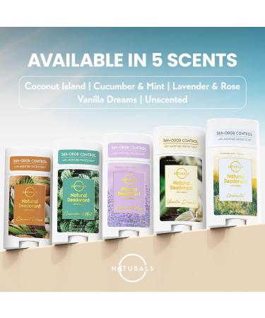 O NATURALS Natural Deodorant for Women - Rose and Lavender - 2.65 Oz. - Buy Online on GoSupps.com