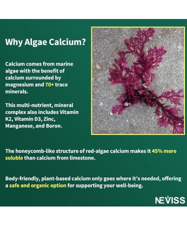 NEVISS Vegan Iron Gummies + Marine Algae Calcium Gummies Bundle - Buy Online on GoSupps.com