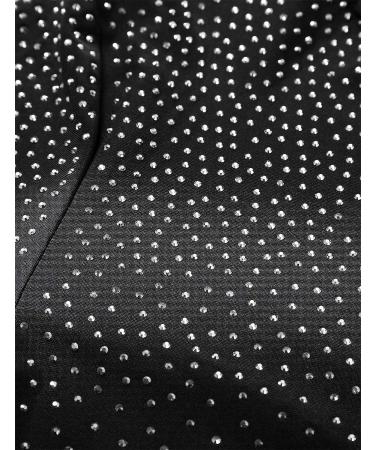 ACSUSS Men's Sequin V-Neck Dance Unitard, Ballroom Latin Dancewear - Black, Medium - Buy Online on GoSupps.com