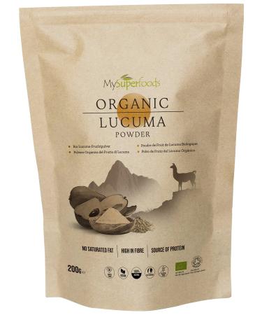 MySuperfoods Organic Lucuma Powder 200g Natural Source of Antioxidants 200 g (Pack of 1) - Buy Online on GoSupps.com