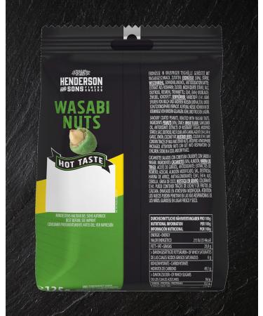 Henderson and Sons N ss Wasabi Nuts - Spicy Roasted Peanuts in Crispy Dough - 125g Bag - International Shipping Available - Buy Online on GoSupps.com