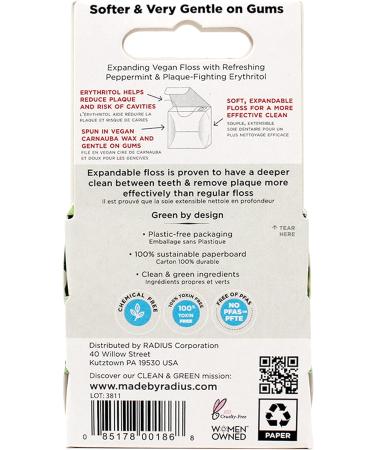 RADIUS natural silk Floss Waxed Round Natural 33-yards (Pack Of 6) - Buy Online on GoSupps.com
