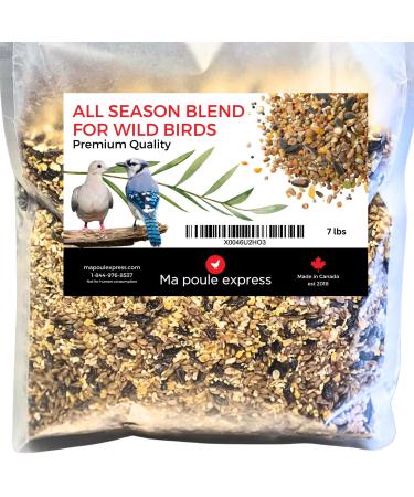 Ma Poule Express All Season Wild Bird Food Blend - Premium Canadian Supplier for Bird Seeds 3.18KG Bag