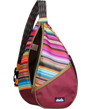KAVU Paxton Pack Backpack Rope Sling Bag - Coastline Blanket Coastline Blanket One Size - Buy Online on GoSupps.com