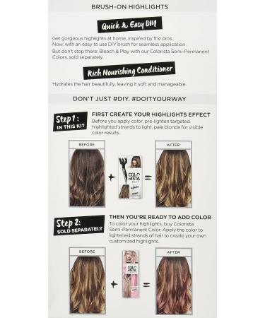 L'Oreal Paris Colorista Bleach Highlights - 1 Count Pack for Stunning Hair Transformation - Buy Online on GoSupps.com