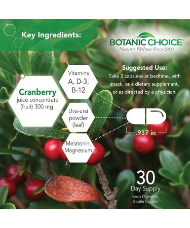 Botanic Choice Pro-Advanced Urinary Formula-Blend for Urinary Tract Health Support - Magnesium Cranberry Uva Ursi Damiana - 60 Capsules - Buy Online on GoSupps.com