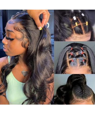30 Inch Body Wave Lace Front Human Hair Wig | HD Lace Frontal | Pre Plucked with Baby Hair | Natural Hairline | 150% Density | Pack of 1 - Buy Online on GoSupps.com
