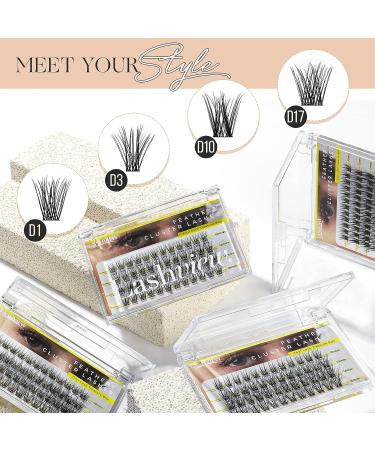 LASHVIEW DIY Cluster Lash Extensions for Self-Application - 48 Pcs, 3D Rapid Soft and Lightweight, Style D10 Mix (10/12/14/16mm) - Buy Online on GoSupps.com