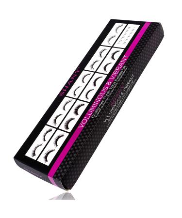 SHANY Eyelash Extend - Set of 10 Assorted Reusable Thick & Dramatic Eyelashes | International Shipping Available - Buy Online on GoSupps.com