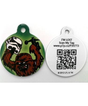 Platinum Pets Star Wars 1.5-Inch Smartphone Pet ID Tag with Chewbacca Design - Buy Online on GoSupps.com