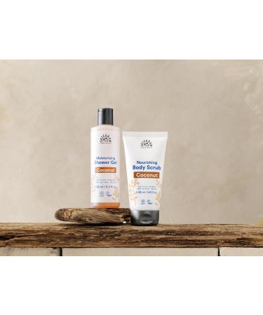 Urtekram Organic Coconut Body Scrub - Nourishing Virgin Coconut Oil 150ml | Natural Exfoliant for Smooth Skin - Buy Online on GoSupps.com