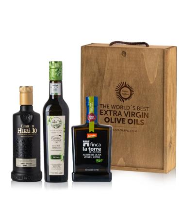 olivaoliva Best Oils of the World Flos Olei 2023 - Gift Box 3x500 ml