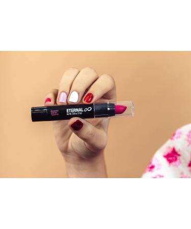 Eternal Forever Matte Lipstick: Anti-Feathering, Longwear Velvet Finish in Modern Merlot Shade - Buy Online on GoSupps.com