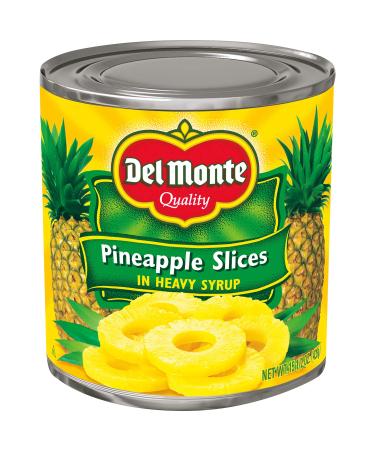 Del Monte Pineapple Slices In Heavy Syrup 15.5 Oz. Can 12 Pack 15.5 Oz (Pack Of 12) - Buy Online on GoSupps.com