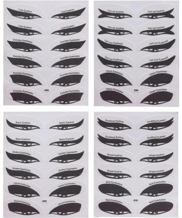 Eyeshadow Stencil | Eyeliner Helper Stickers Eyeliner Tool Eyeliner Stickers Eyeshadow Guide Tool Paper Eyeliner Stencils Stickers for Eyes 4pcs - Buy Online on GoSupps.com