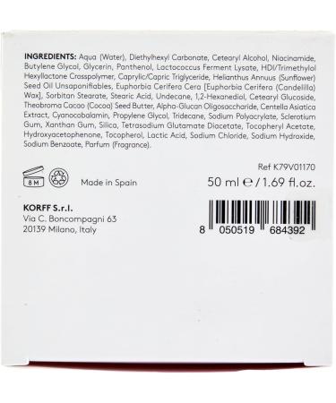 Korff Intense Barrier Face Cream Soothing Moisturizing Anti-Redness Cream for Sensitive Skin 50 ml - Buy Online on GoSupps.com