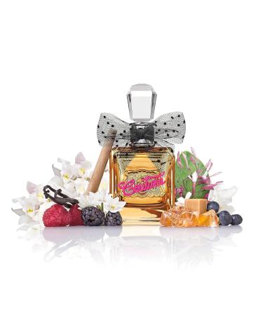 Juicy Couture Viva La Juicy Gold Eau De Parfum Women's Perfume with Notes of Luscious Berry Jasmine Sambac & Vanilla Cream - Fruity & Sweet Perfume for Women EDP Spray 1.0 fl oz - Buy Online on GoSupps.com