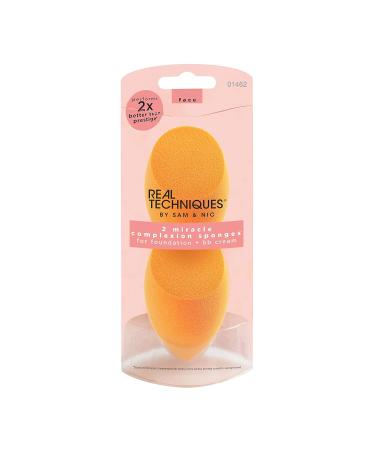 Buy Real Techniques Makeup Sponge & Setting Brush Set - 2 Color-Sorted Sponges + 1 Brush - International Shipping Available - Buy Online on GoSupps.com