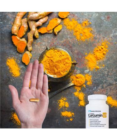 Liposomal Organic Curcumin Capsules 500mg - Gluten-Free, BioPerine-Free for Healthy Joints - Anti-Inflammatory, 2 Month Supply - Buy Online on GoSupps.com