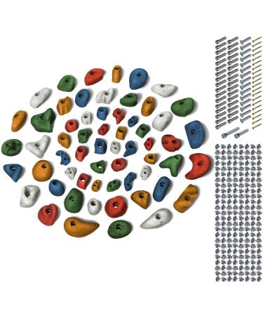 ALPIDEX Starter kit: 60 climbing sockets with screws and 200 nuts to be driven, for a climbing area of ??approximately 4 to 8 m