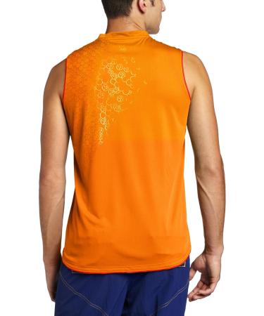 Zumba Fitness Men's Z Performance Fadeaway Muscle Tank - Small Pumpkin - Buy Online on GoSupps.com