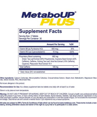 Lipozene Weight Loss Pills Double Pack + MetaboUp Plus Thermogenic Supplement - Appetite Suppressant - Buy Online on GoSupps.com