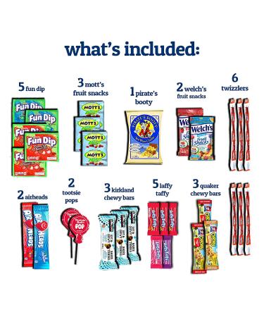 CollegeBox Valentine's Day Care Package - 45 Count Snack Assortment for Students & Office - Buy Online on GoSupps.com