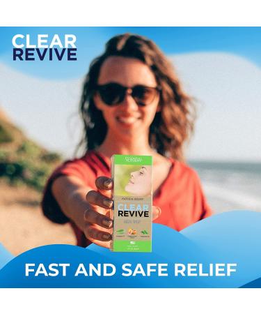Clear Revive Nasal Spray: Fast Relief for Allergies, Sinus Irritation, Dryness & Mucus - Non-Drowsy, No Dependency - Adult (1pk) - Buy Online on GoSupps.com