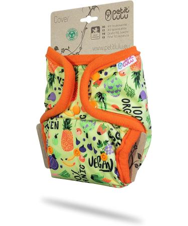 Buy Petit Lulu Size 2 Powy Overpants (5-16 kg) - Washable Waterproof Baby Diaper Pants | Eco-Friendly Fleet Diapers | One Size | Made in EU - Buy Online on GoSupps.com
