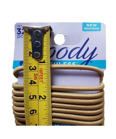 Goody Ouchless Blonde 4mm Hair Elastics - 30 Count - Buy Online on GoSupps.com