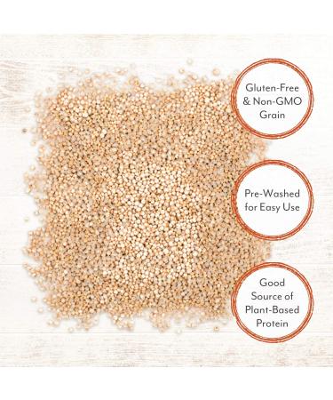 Roland Foods White Quinoa 5 lb - Pre-washed Specialty Imported Food - Buy Online on GoSupps.com