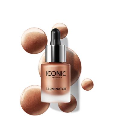 ICONIC London Illuminator - Super Concentrated Shimmer Pigment Drops Glow 13.5ml Glow (Terracota Bronze) 13.5 ml (Pack of 1)