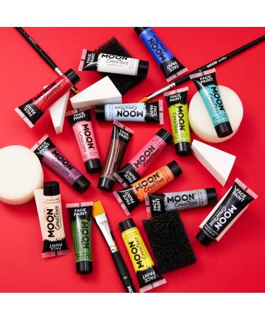 Moon Creations Green Face & Body Paint Tubes | 12ml | Cruelty-Free UK-Made | No Flake | For Kids & Adults | Perfect for Fancy Dress, Festivals & Halloween - Buy Online on GoSupps.com