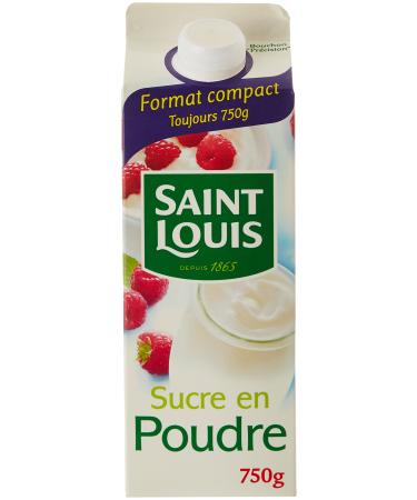 Saint Louis Powdered Sugar 750 g - Pack of 4