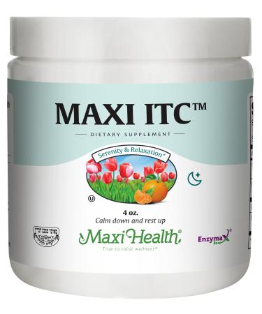 Maxi Health ITC - Inositol - with Taurine and Vitamin C - Calming Formula - 4 Ounce Powder - Kosher