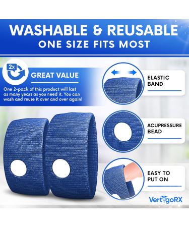 Buy Vertigo Relief Wristbands | Natural Dizziness Treatment & Inner Ear Balance | Pack of 2 | International Shipping Available - Buy Online on GoSupps.com