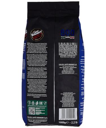 Caff Vergnano 1882 Espresso Crema 800 - Whole Coffee Beans 1kg - Buy Online on GoSupps.com
