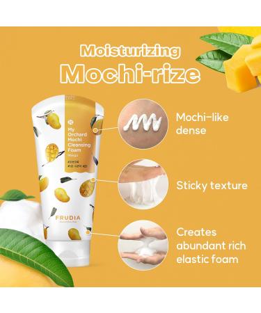 FRUDIA WELCOS My Orchard Mango Cleansing Foam - Korean Face Wash for Oily & Sensitive Skin | Organic Hydrating Foaming Cleanser (4.23 Oz - Buy Online on GoSupps.com