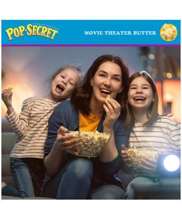 Pop Secret Movie Theater Butter Popcorn, 3 oz Microwave Bags - 30 Count - Buy Online on GoSupps.com