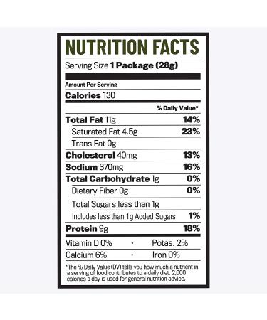 Smoked Sausages & Cheese Crisps: Hatch Green Chile & Asiago - 1oz (Pack of 12) - Buy Online on GoSupps.com