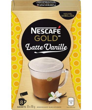 NESCAF Gold Cappuccino Instant Coffee Cappuccino Satchets Cappuccino Flavoured Coffee - Pack of 6 48 Sachets & Gold Vanilla Latte Instant Coffee 6 Pack 48 Sachets - Buy Online on GoSupps.com