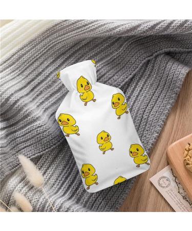 Loving Duck Hot Water Bottle with Plush Cover | Hand Warmer for Adults & Children | 26.5x15.3cm - International Shipping Available - Buy Online on GoSupps.com