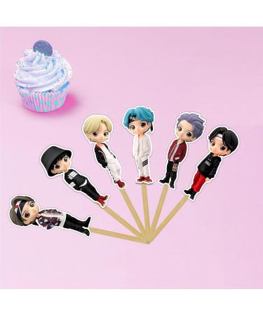 Seyal Tiny Tan (BTS) cupcake topper - Buy Online on GoSupps.com