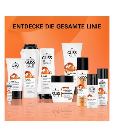Gliss Kur 1-Minute Express Hair Treatment - Total Repair with Keratin (200 ml) | Fast-Acting Hair Care for International Shipping - Buy Online on GoSupps.com