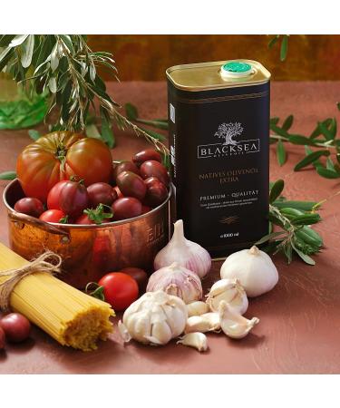 BLACKSEA extra virgin olive oil jerry can 1 liter 1000 ml Canister Neutral - Buy Online on GoSupps.com